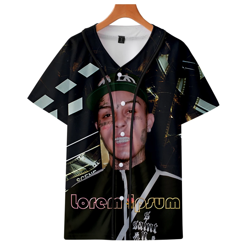

Lil Skies Baseball T-shirt 3D Printed Women/Men Short Sleeve Tshirt Harajuku Fashion Streetwear Clothes