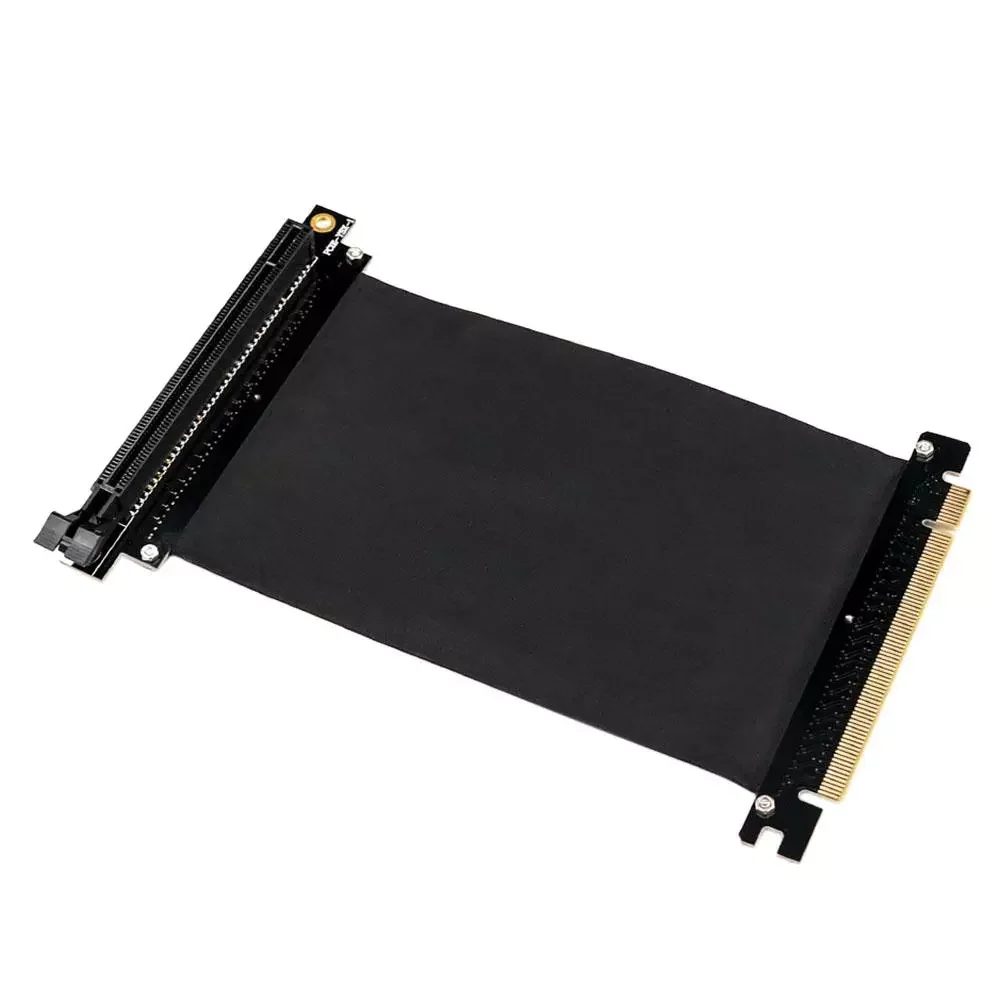 PCI Express 16x Flexible Cable Card Extension Port Adapter Riser Card 1 Slot PCIe X16 Riser for 1U 2U 3U Server IPC Chassis