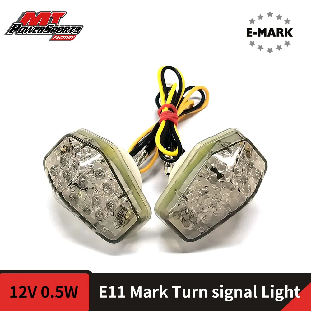 

Motorcycle LED Flush Mount Turn Signal Light Indicators Flasher For Suzuki V-Strom650 GSXR600 GSXR750 DR-Z400 DL1000 GN250