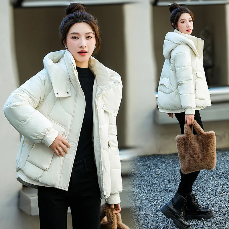 Новая женская зимняя куртка пуховое пальто с хлопковой подкладкой женское