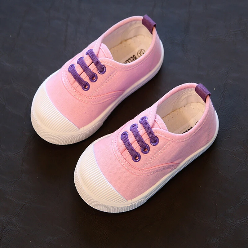 

Spring Autumn Kids Shoes Fashion Canvas Boys Sneakers Soft Bottom Baby Girl Shoes