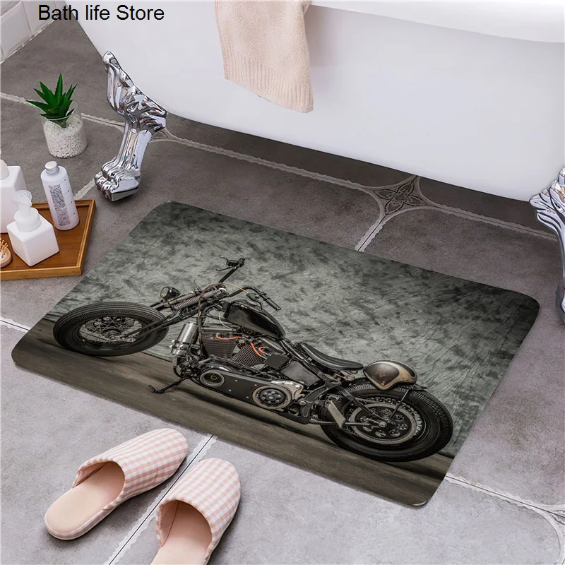 Напольный коврик для входной двери мотоцикла нескользящий ног домашний Коврик