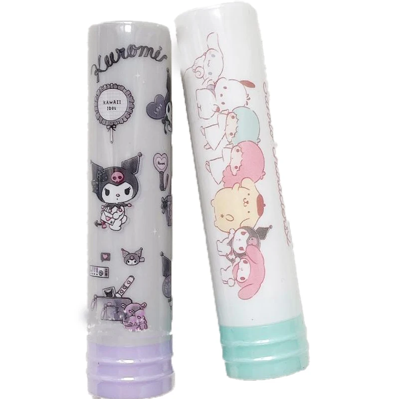

Kawaii Sanrioed Kuromi семейная серия суставов ограниченная помада твердый клей Тройная рукоятка