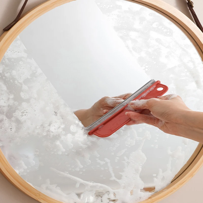 

Щетка для чистки окон, скребок, мягкий силиконовый бриллиантовый Набор для кухни, ванной комнаты, дворник «Два в одном»