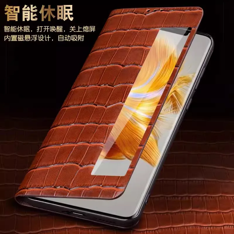 Чехол для смартфона Huawei Mate 50/50RS Carcasa из натуральной кожи складной чехол Mate40RS сумка