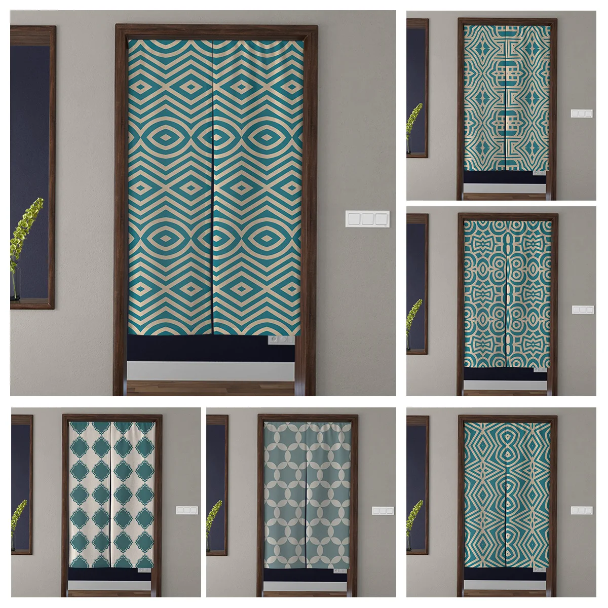 Дверная занавеска Noren для комнаты подвеска с защитой конфиденциальности