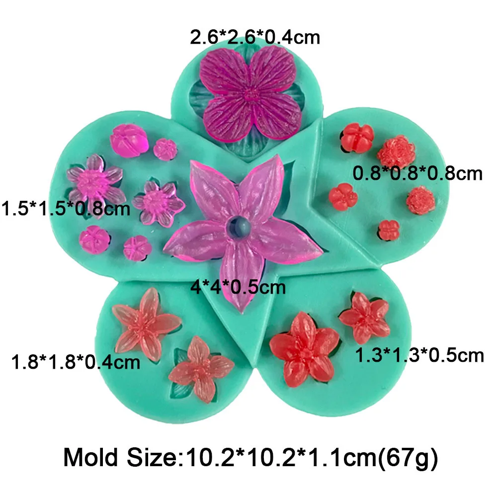 

Цветочная серия, силиконовая форма, ручная работа, поделки своими руками, гипсовая глина, смола, эпоксидная форма, кухонная форма для выпечки, помадка, украшение торта, инструмент