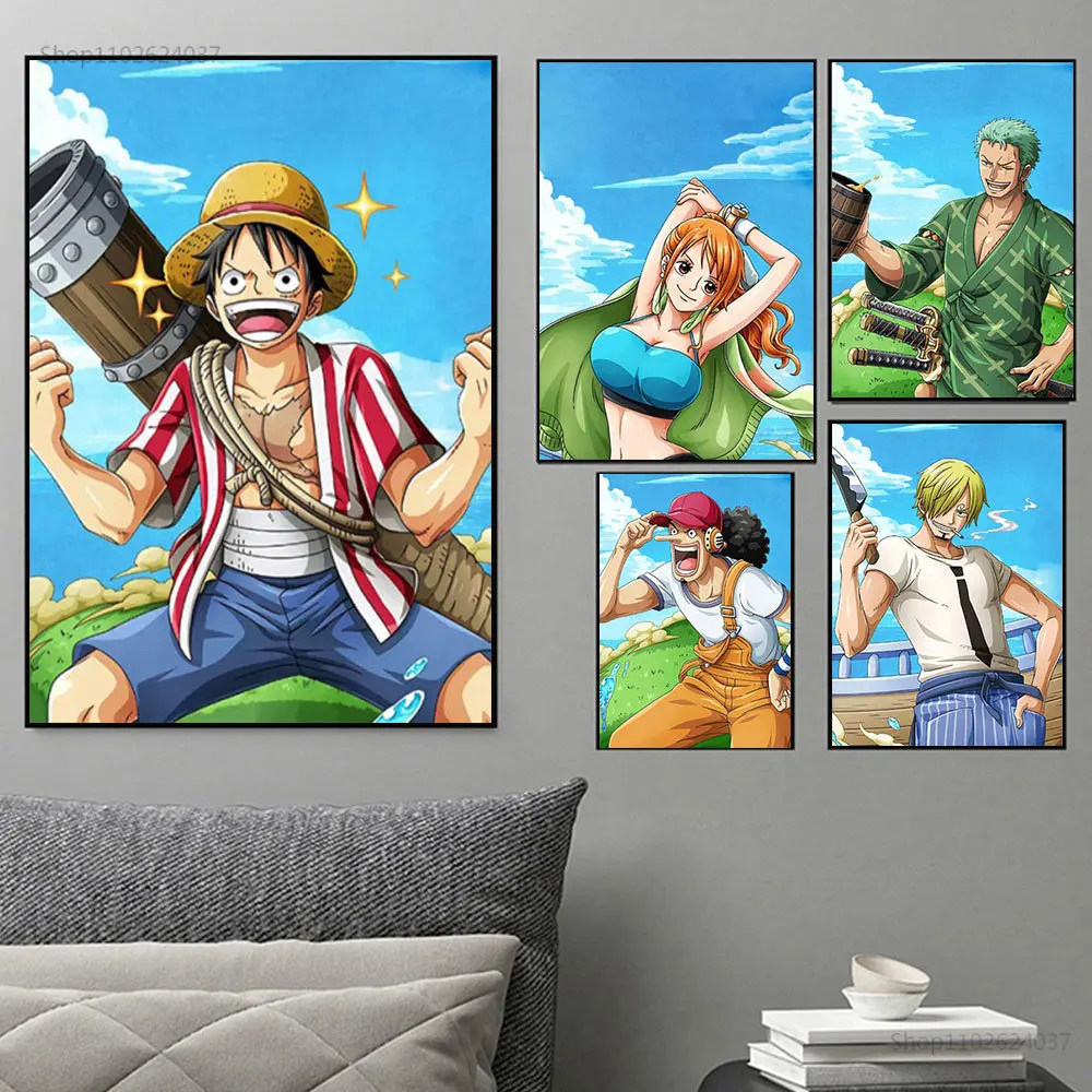 

Набор для алмазной живописи 5D "сделай сам", японский аниме, One Piece, Luffy Zorro, алмазная вышивка, мозаика, искусство, Декор для дома, подарок