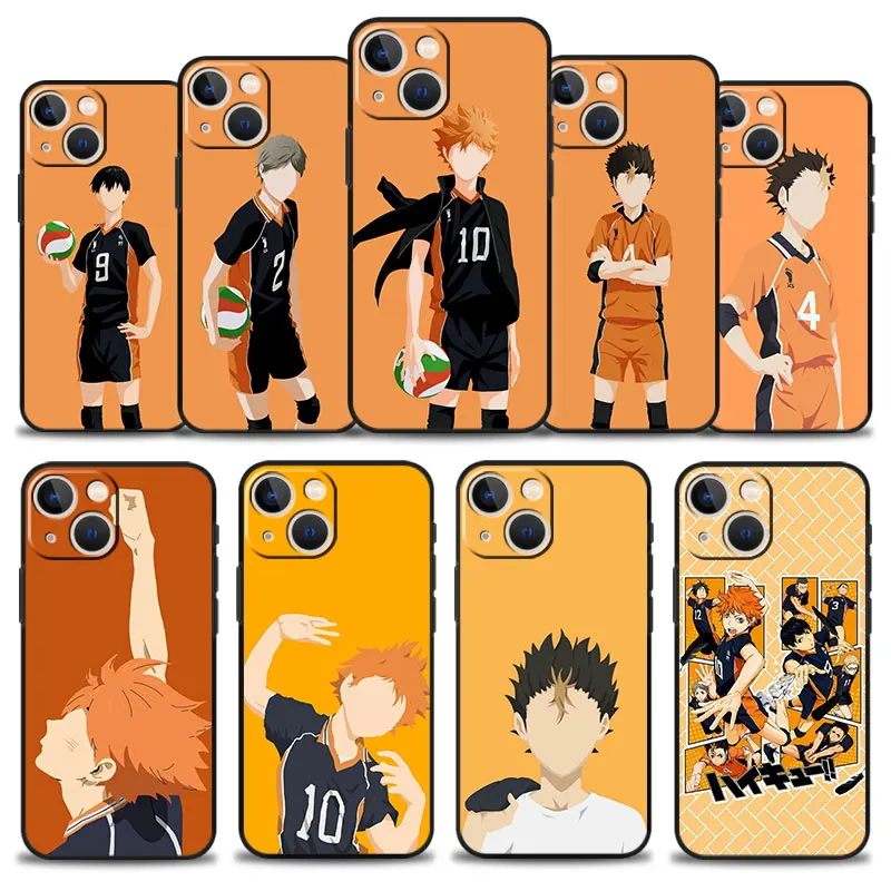 

Haikyuu Hinata Shoyo Kageyama Tobio Phone Case For Apple iPhone 13 11 12 Pro Max XR X 8 7 6 6S Plus XS 13mini SE Cover
