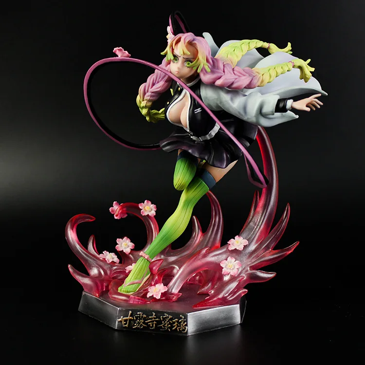 

Anime 22cm Demon Slayer Kanroji Miritsu Action Figure PVC Figurine Statue Collection Decoration Model Doll Toys Gifts for Kid