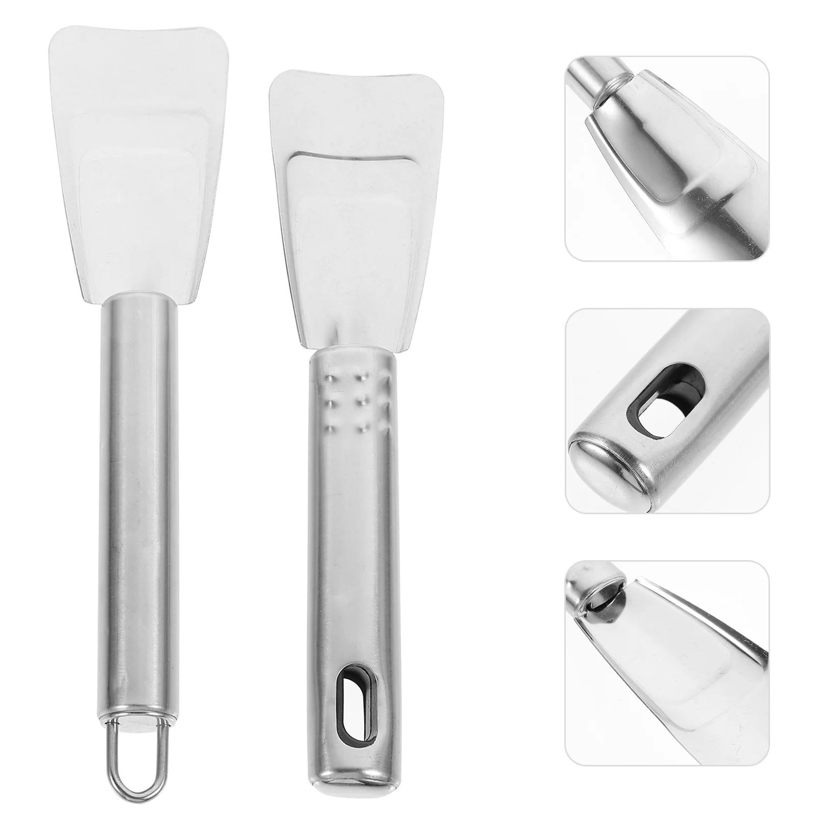 

6 Pcs Stainless Steel Ice Freezer Removal Scoop Home Defrost Scraper Handheld Refrigerator Defroster Deicing