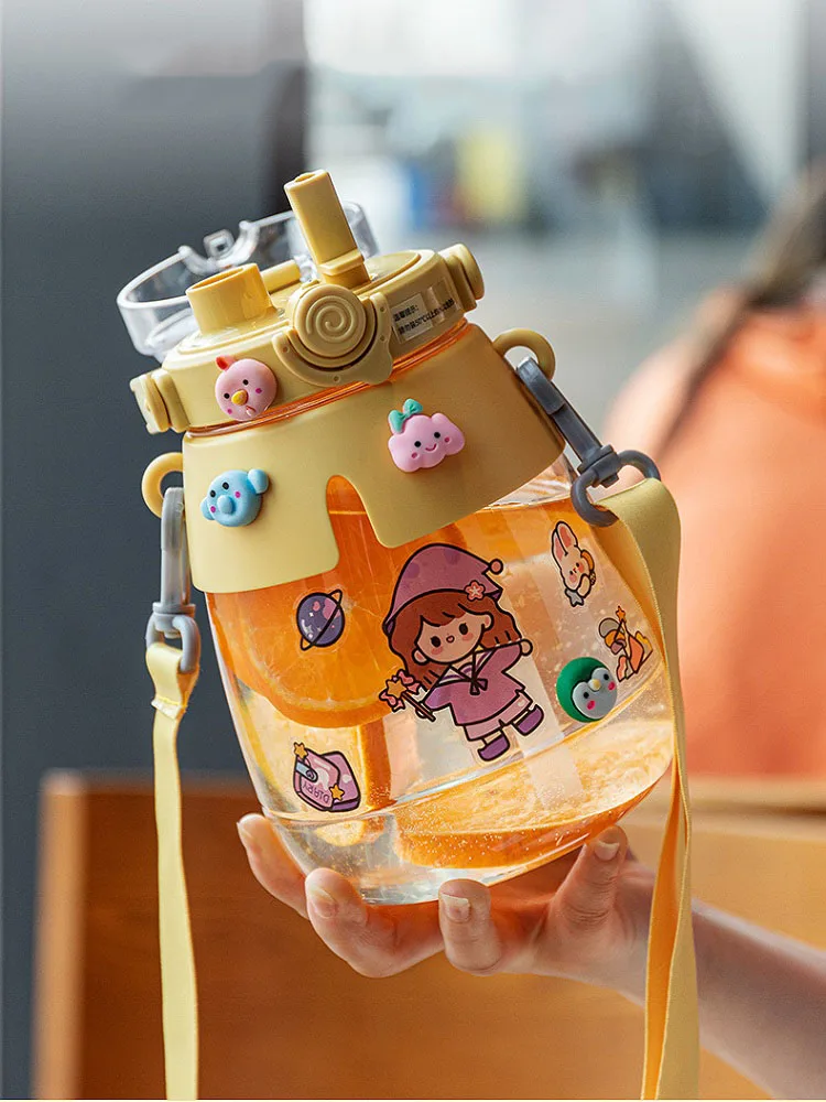 

10Pcs/set 3D DIY Cartoon Sticker Water Cup Sticker Refrigerator Phone Kettle Book Stickers Kawaii Resin Water Bottle Accessories