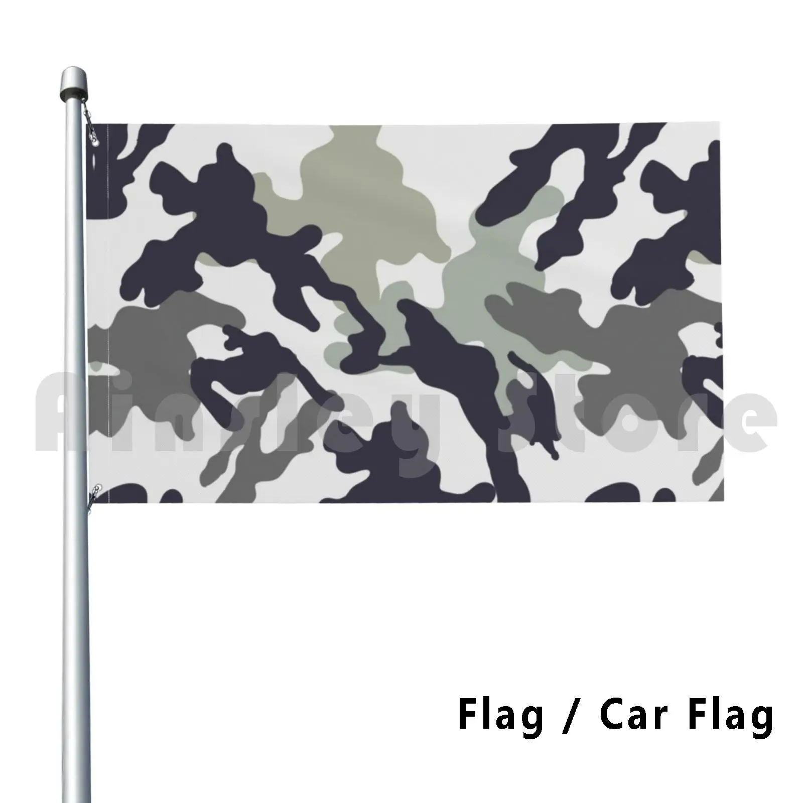 Серый Камуфляжный узор уличный декор флаг автомобиля камуфляжный пейнтбол