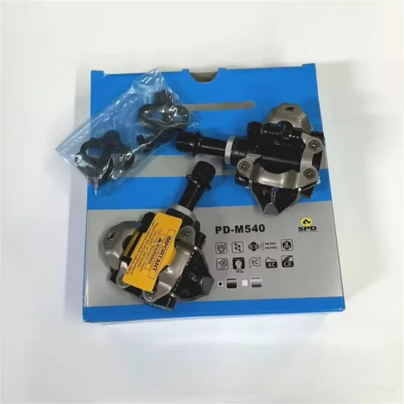 Фото Педали Shimano с шипами SH51, система педалей для горных велосипедов PD-M540 M520 SPD - профессиональный дизайн для гонок №2