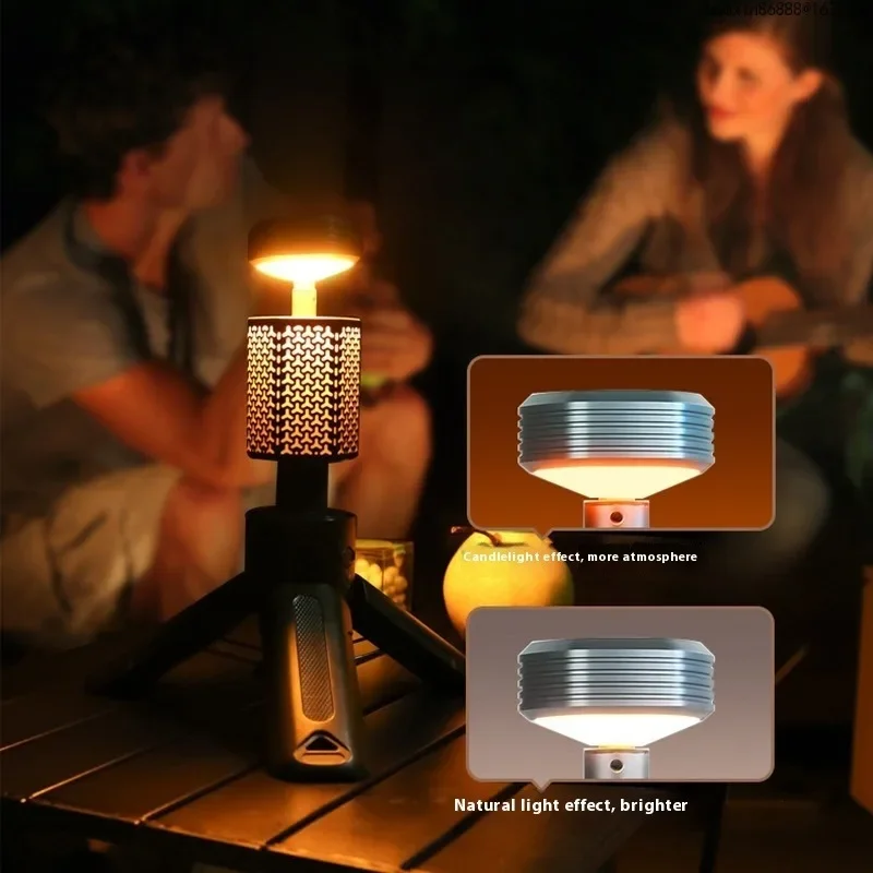 Светодиодный многофункциональный светильник для кемпинга складной фонарь