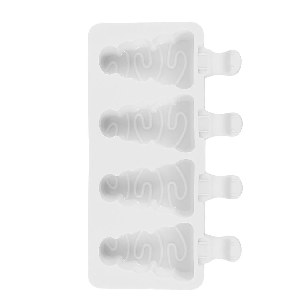 

Ice Cream Molds Household Hand Manual DIY Silicone Mould Freeze Maker Fruit Bird Shape Silica Gel