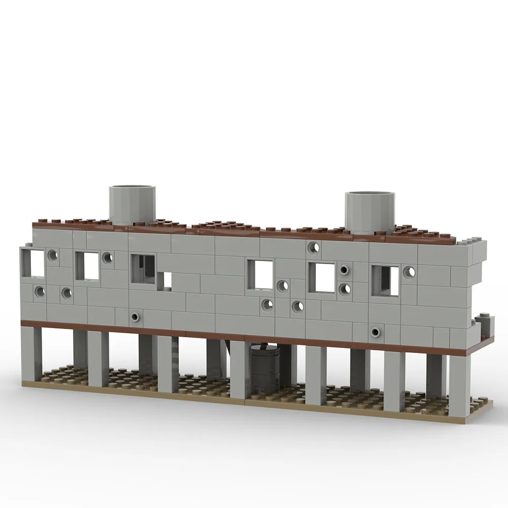 

Конструктор MOC разрушенная военная база разрушенные винтовки крепость военные сцены сборные блоки Аксессуары Совместимые Фигурки игрушки подарок