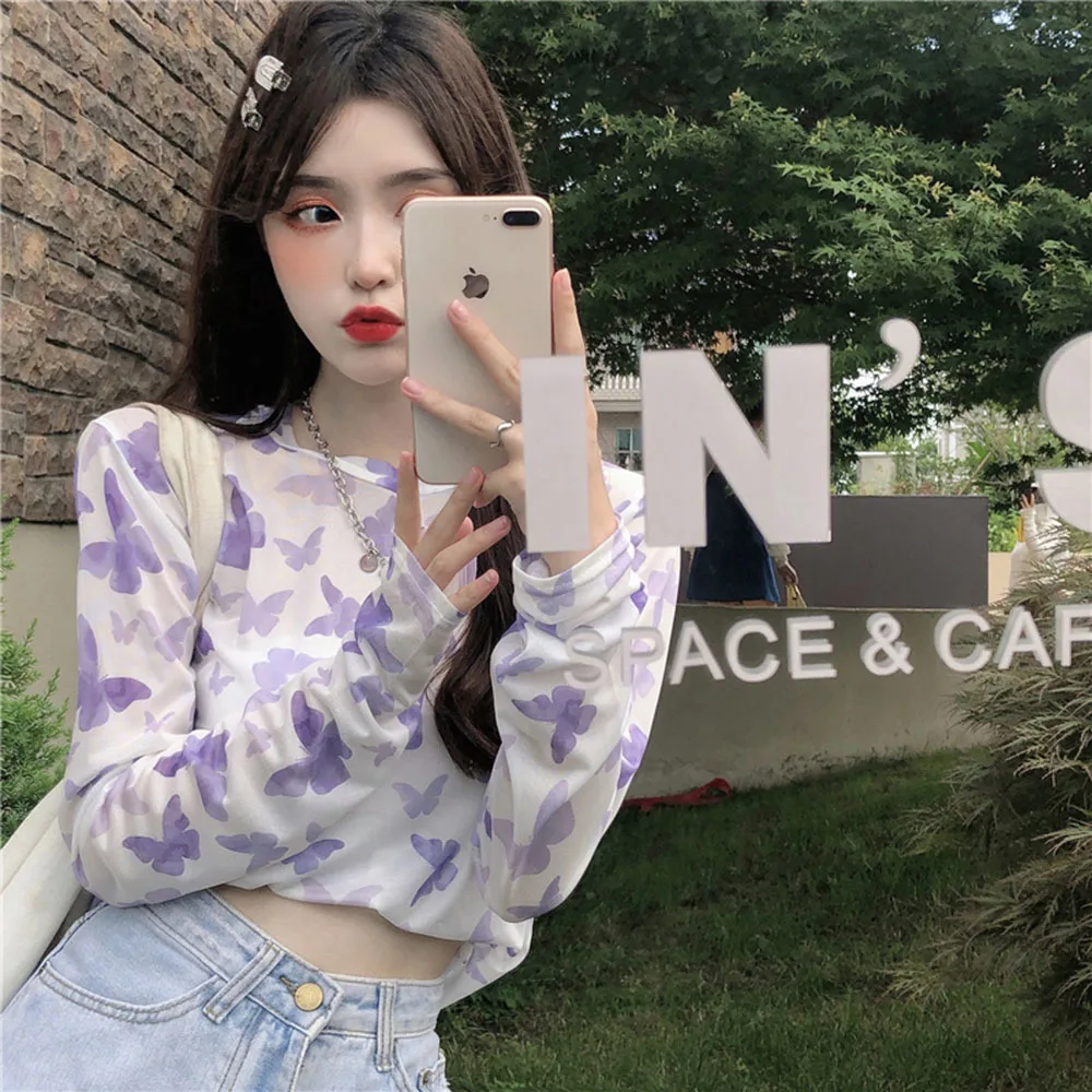 

Футболки, женская летняя тонкая верхняя одежда, женские топы, прозрачные простые женские топы с круглым вырезом, Универсальные солнцезащит...