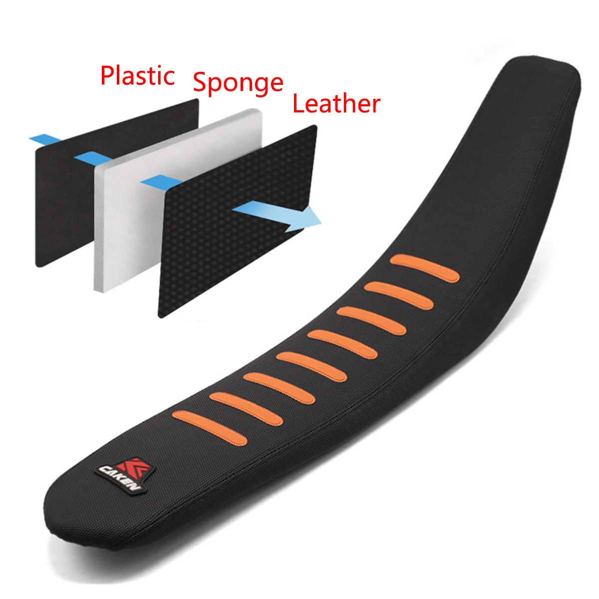 

Motorcycle Seat Cushion Dirt Pit Bike Diamond Pattern Non-slip Seat Saddles For KTM EXC/SXF/XC 125 250 300 450 2020-2022