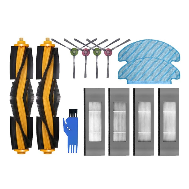 

Для Ecovacs DEBOT OZMO T8 / T8 AIVI / T8 Max Ecovacs DEBOT N8 / N8 Plus / N8 Pro, запасные части, основная боковая щетка, Hepa фильтр, пластик