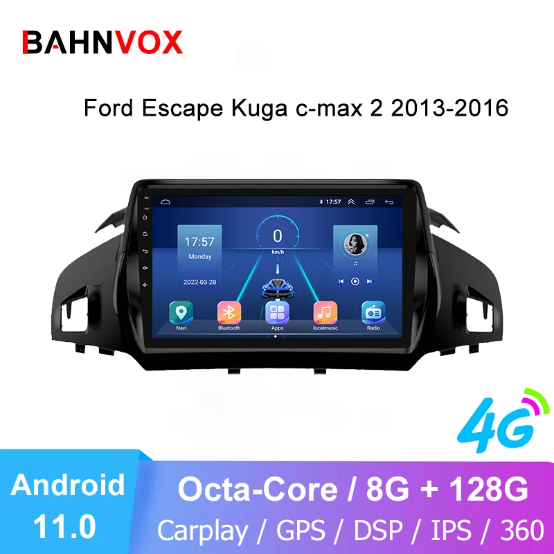 Автомобильный мультимедийный GPS-навигатор 9 &quotAndroid для Ford kuga escape C-max 2013 2017 радио