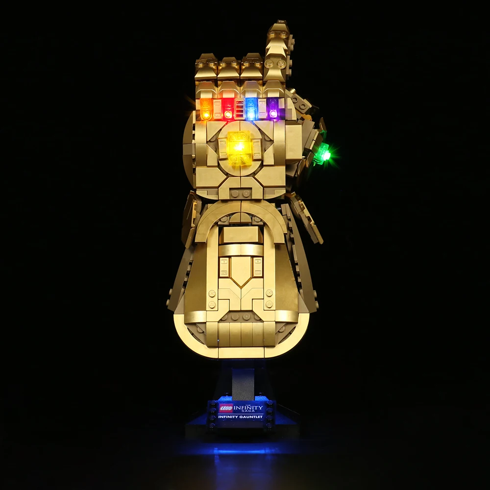 Светодиодный светильник Lazishi для 76191 Infinity Gauntlet Коллекционная модель игрушки