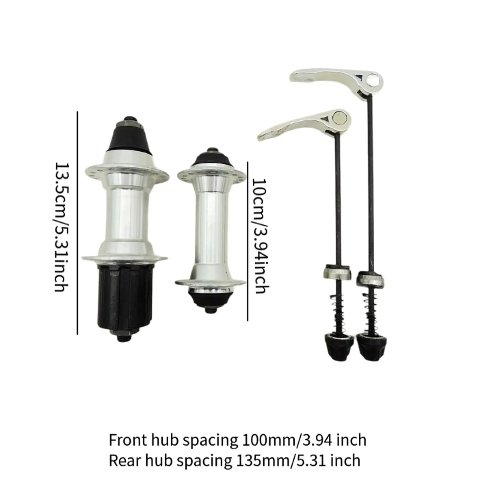 Быстроразъемные втулки Набор велосипедных ступиц Простая установка Наружный