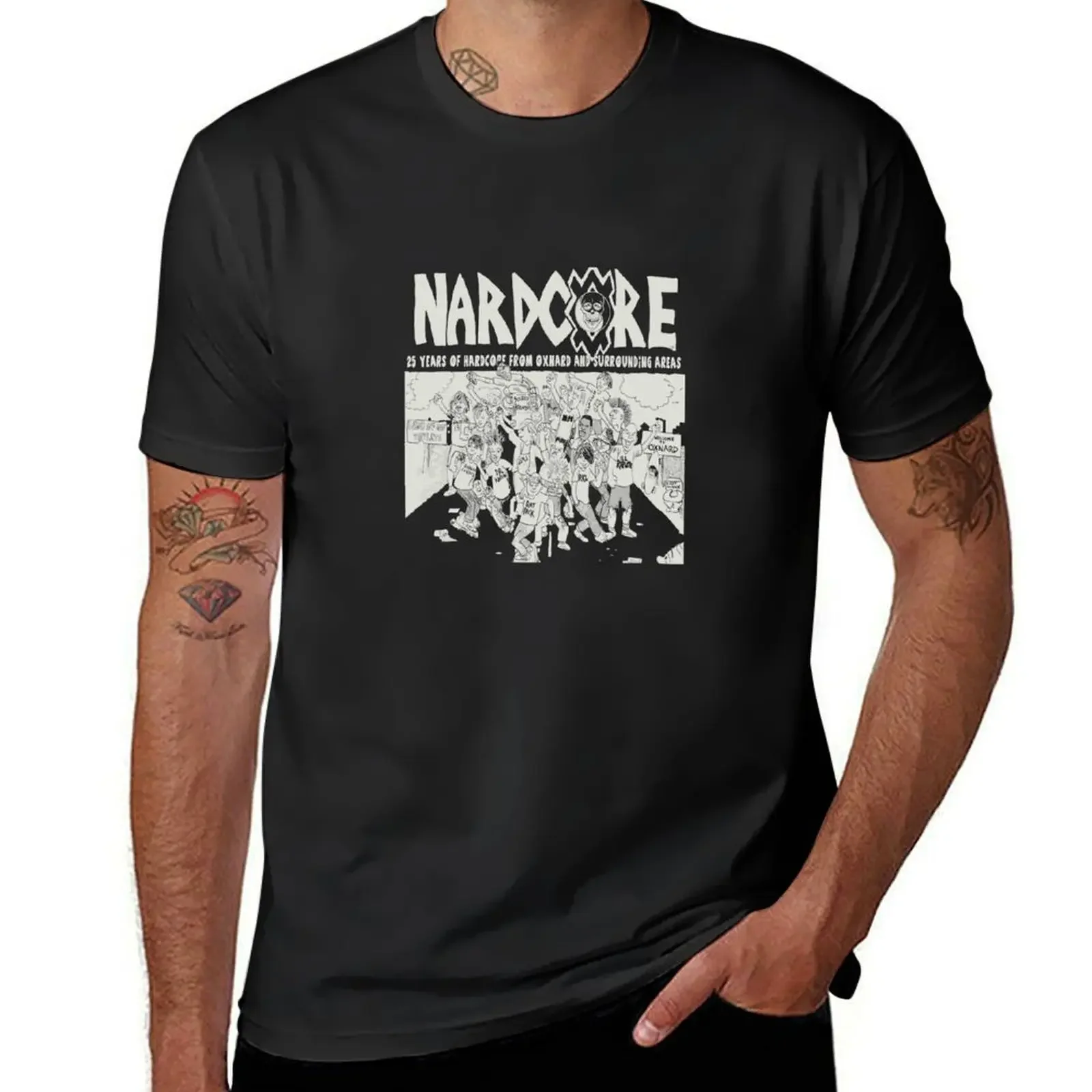 Nardcore 25 Years Of Hardcore From Oxnard And Surrounding Areas T-Shirt boys animal print tshirts for men