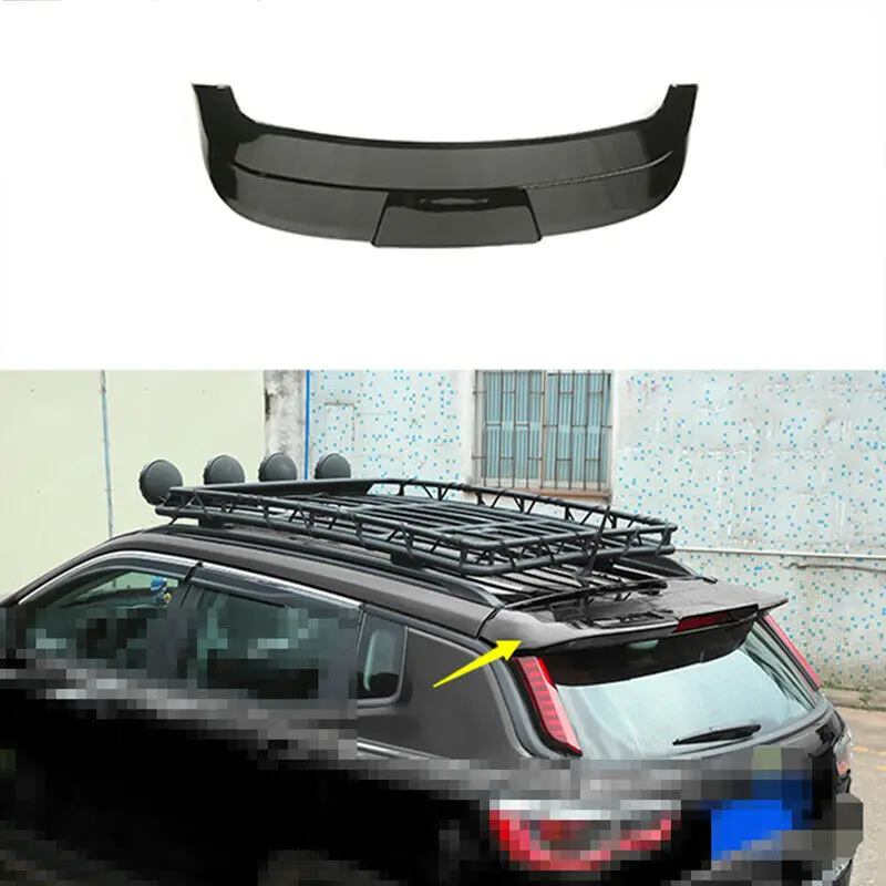 

Fit For Jeep Compass 2017-2020 Black ABS Rear Spoiler Tail Trunk Lip Wing Bar 1X