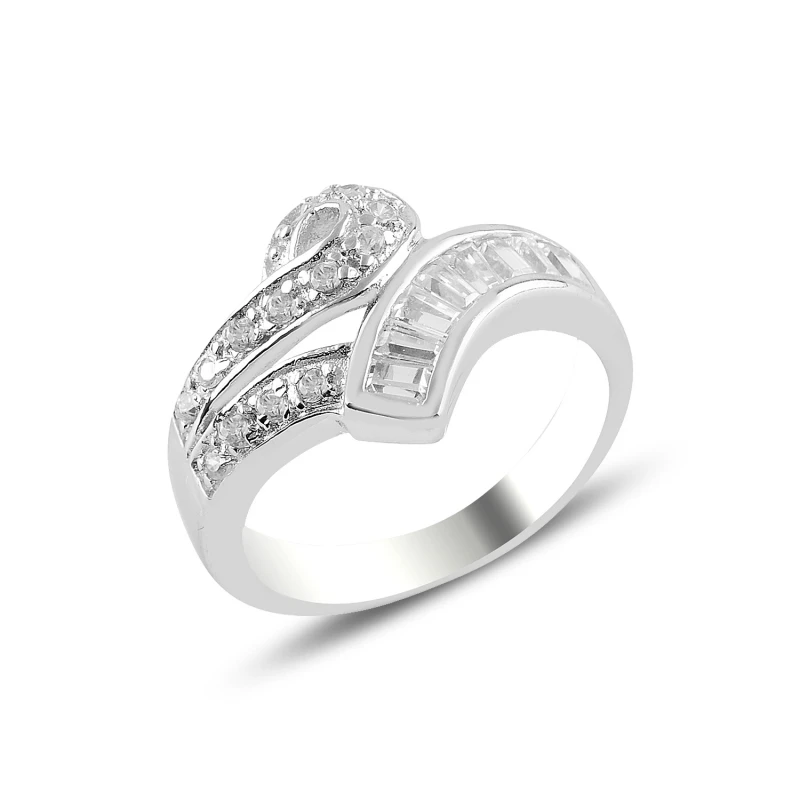 

Silver 925 Sterling Zircon Stone Ring