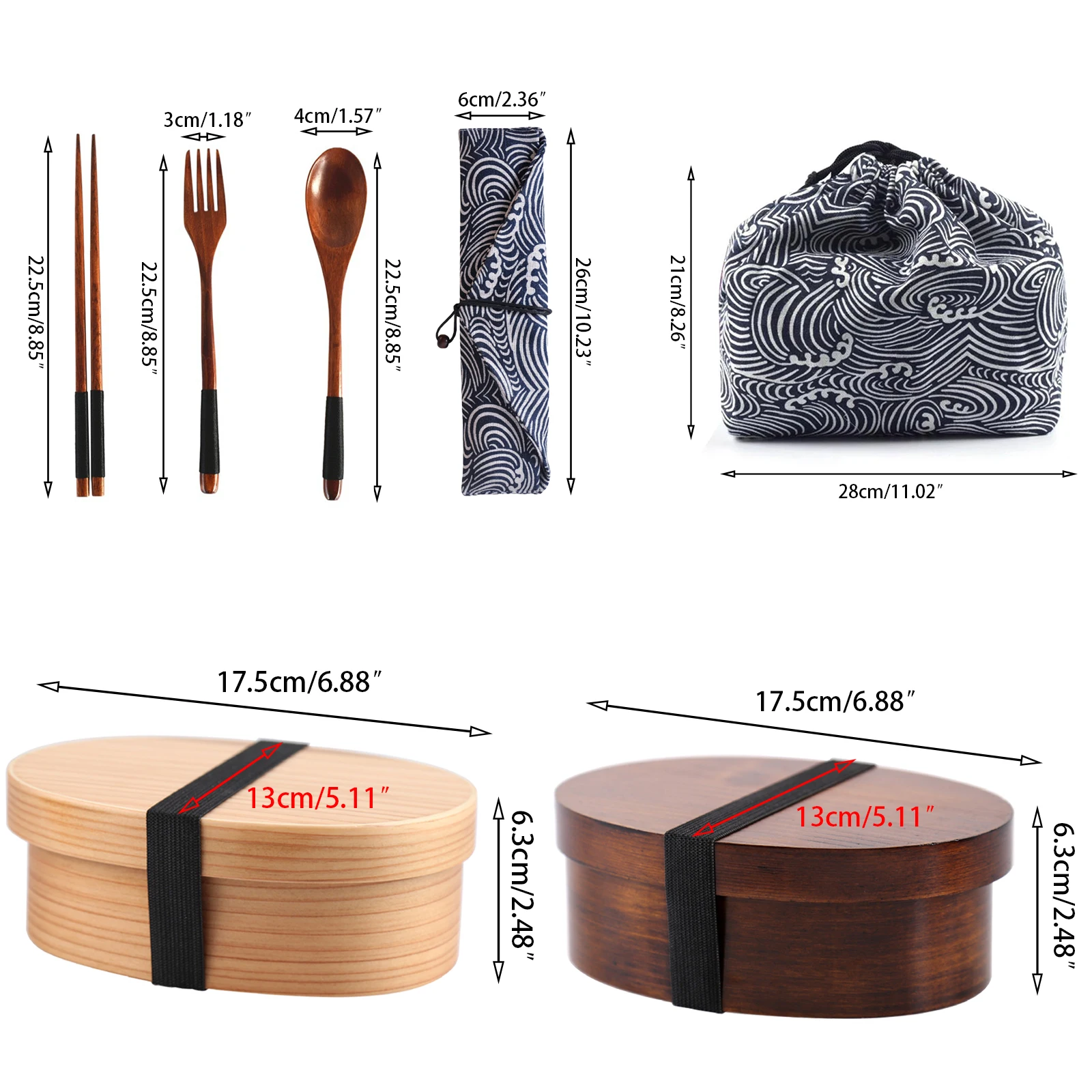 Деревянный семейный Ланч-бокс для детей японский пищевой контейнер пикника