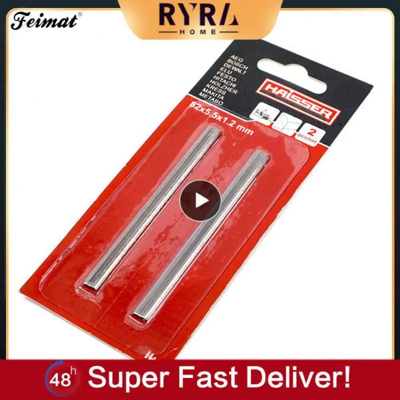 

82x5.5x1.1mm Durable Woodworking Machiney Part Electric Planer Slicing Plane-resistant Woodworking Machinery Parts Robust