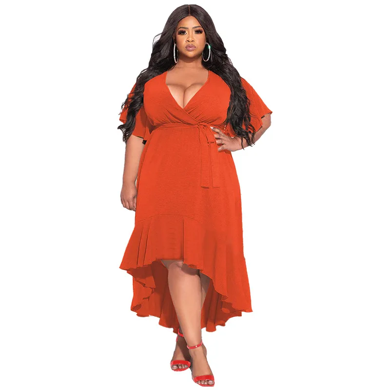 

Robes African Dress Women High Waist Short Sleeve Africa Clothing Summer New Solid Elegant Streetwear Dashiki African Maxi Dress