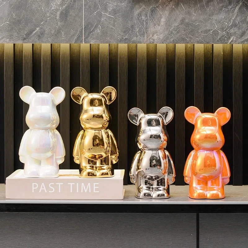 

Bear Statues and Sculptures Figure Ornaments Luxury Living Room Decoration Home Decor Christmas Decoration