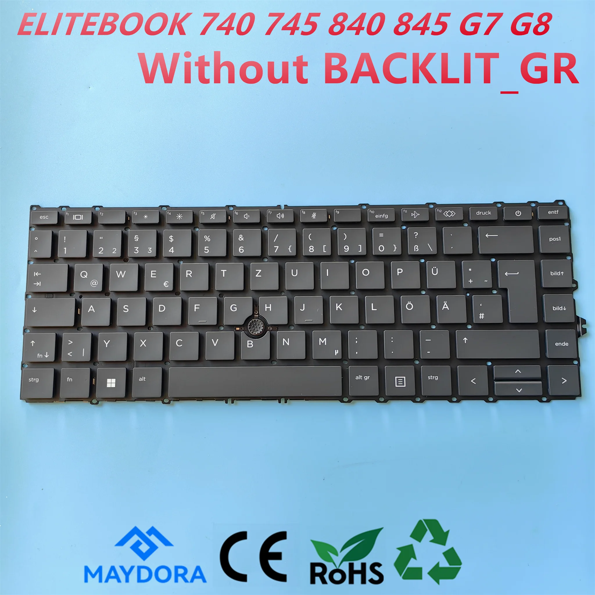 Новая оригинальная клавиатура GR Германия и США для ноутбука HP ELITEBOOK 840 845 740 745 g7 g8