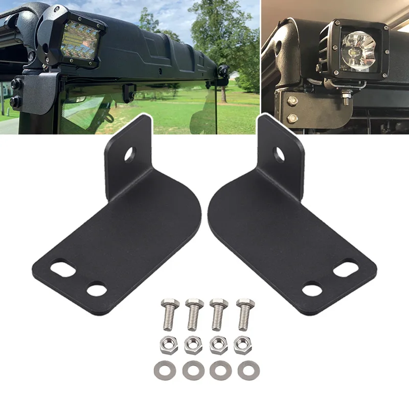 

Auto Reversing Led Light Spot Pod Lamp Mounting Brackets Rear Roof Pillar Roll Cage Bar Holder for Polaris Ranger 2013-2021