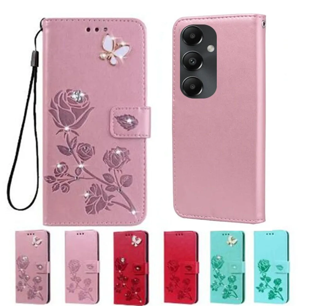 Флип-чехол для Samsung Galaxy A55 кожаный чехол-книжка силиконовый мягкий чехол из ТПУ