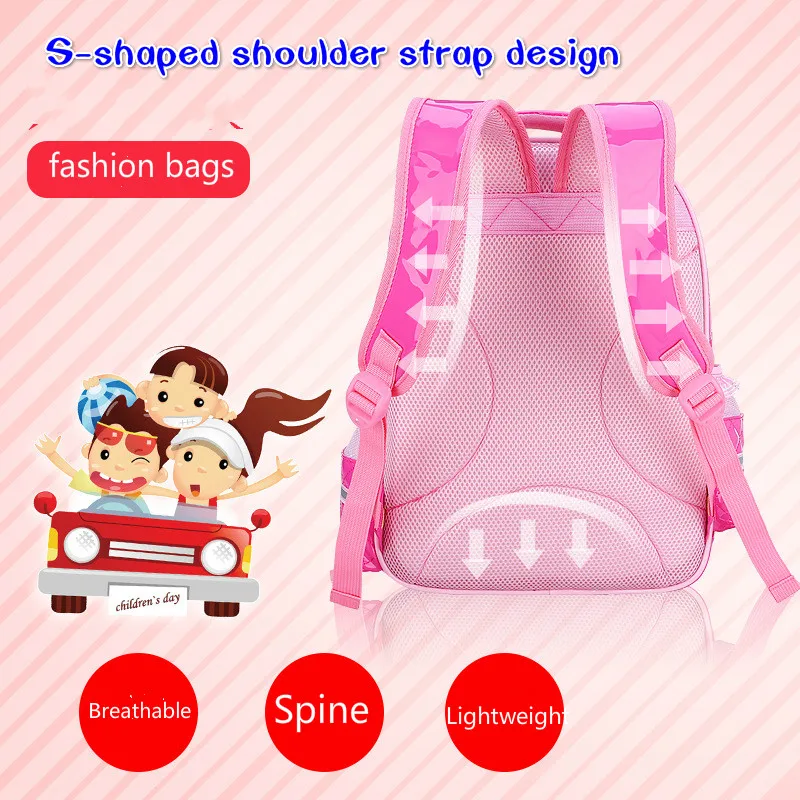 waterproof Kids School Bags Children school Backpack set Girls Orthopedic Backpack Schoolbag Kids Backpack Mochila Infantil Zip
