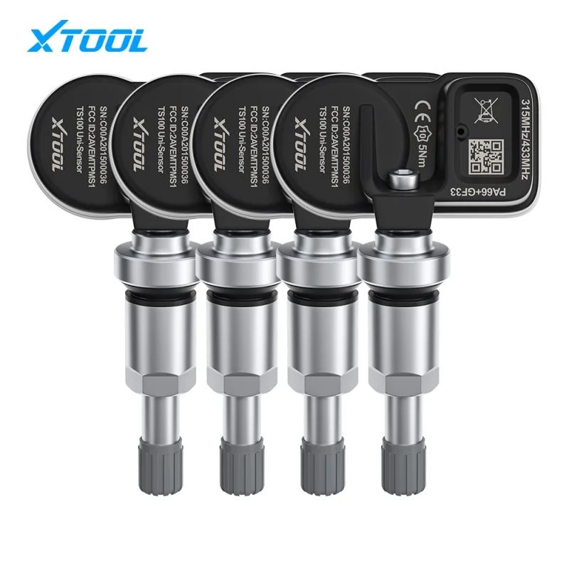 XTOOL TS100 metal Ver. Программируемая система контроля давления в шинах, датчик TPM и TP150, 315 МГц, 433 МГц, Двухчастотная работа