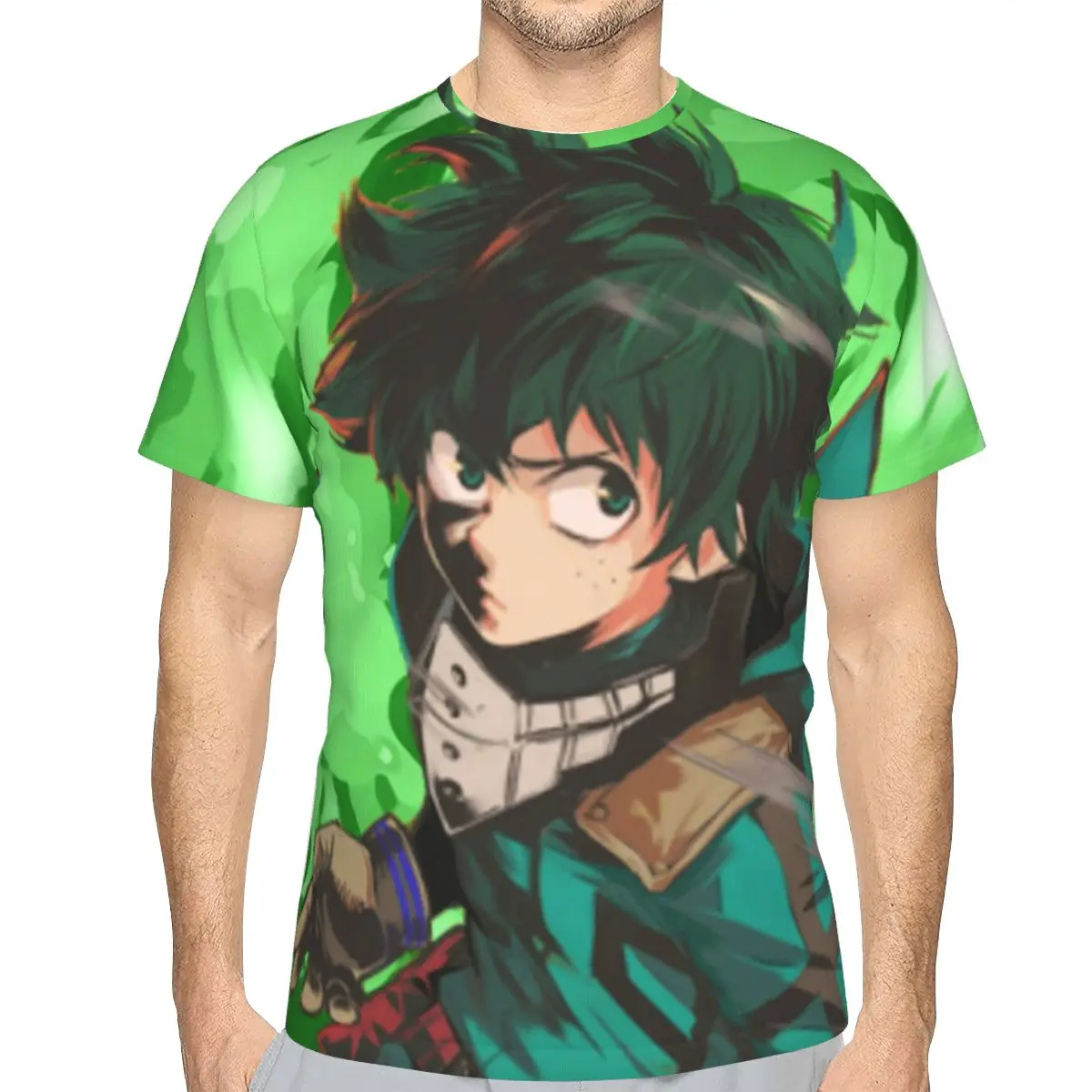 

Unnamed O Neck Polyester TShirt MY HERO ONE'S JUSTICE Comic Change Fighting Games Original Thin T Shirt Man's Clothes Fashion