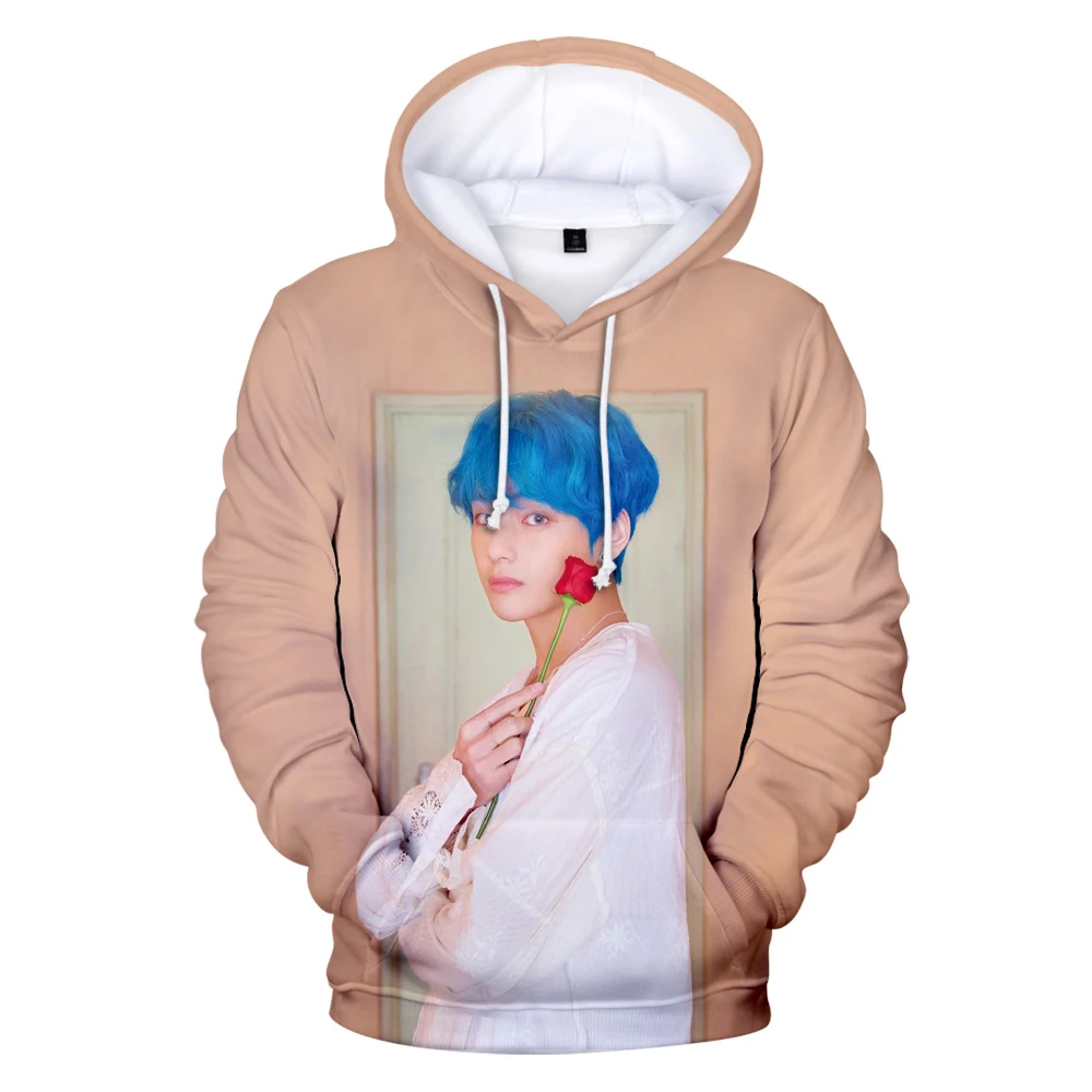 

Толстовки Bangtan Boys с надписью «LOVE YOURSELF», толстовки с капюшоном JIN RAPMONSTER J-HOPE SUGA V JIMI JUNGKOOK, толстовка с капюшоном
