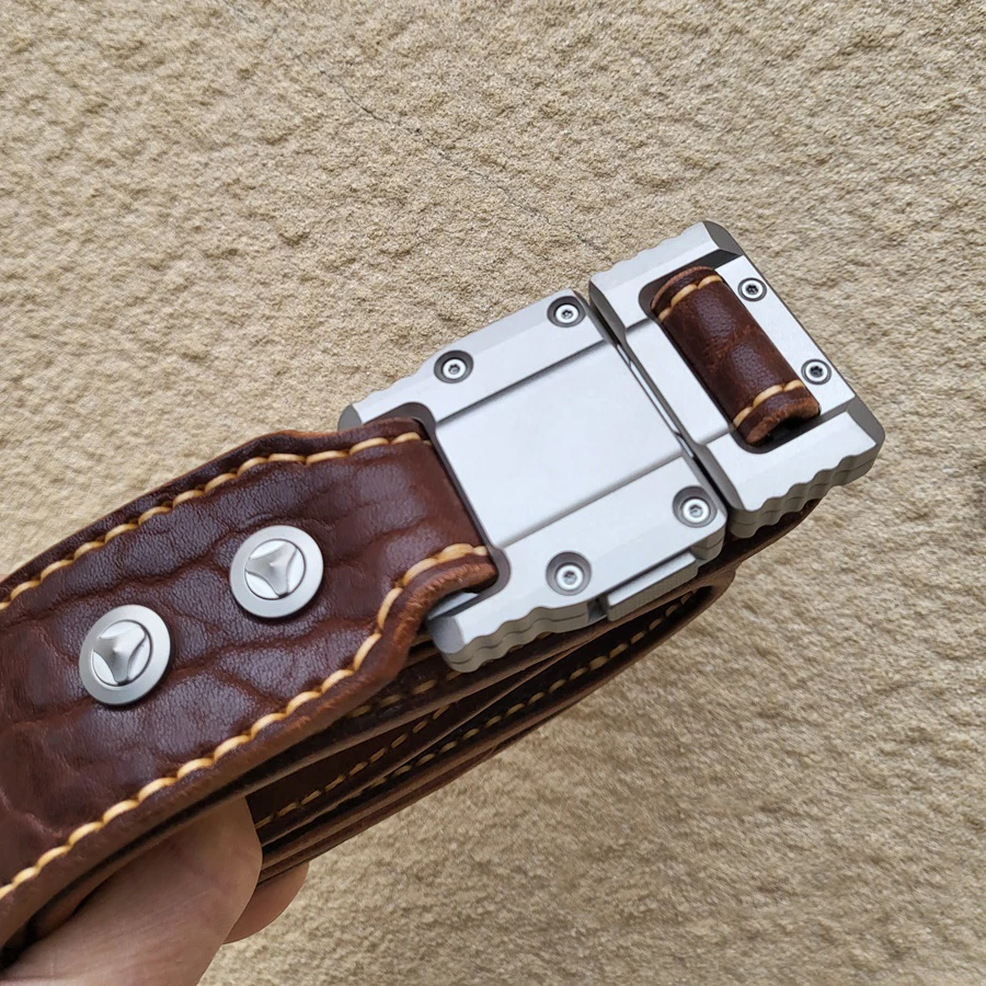 1 шт. пряжка-Кобра Bison Leather из титанового сплава