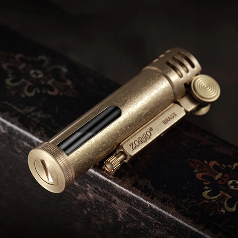Прозрачная керосиновая Зажигалка Zorro 556 с резервуаром для масла металлическая