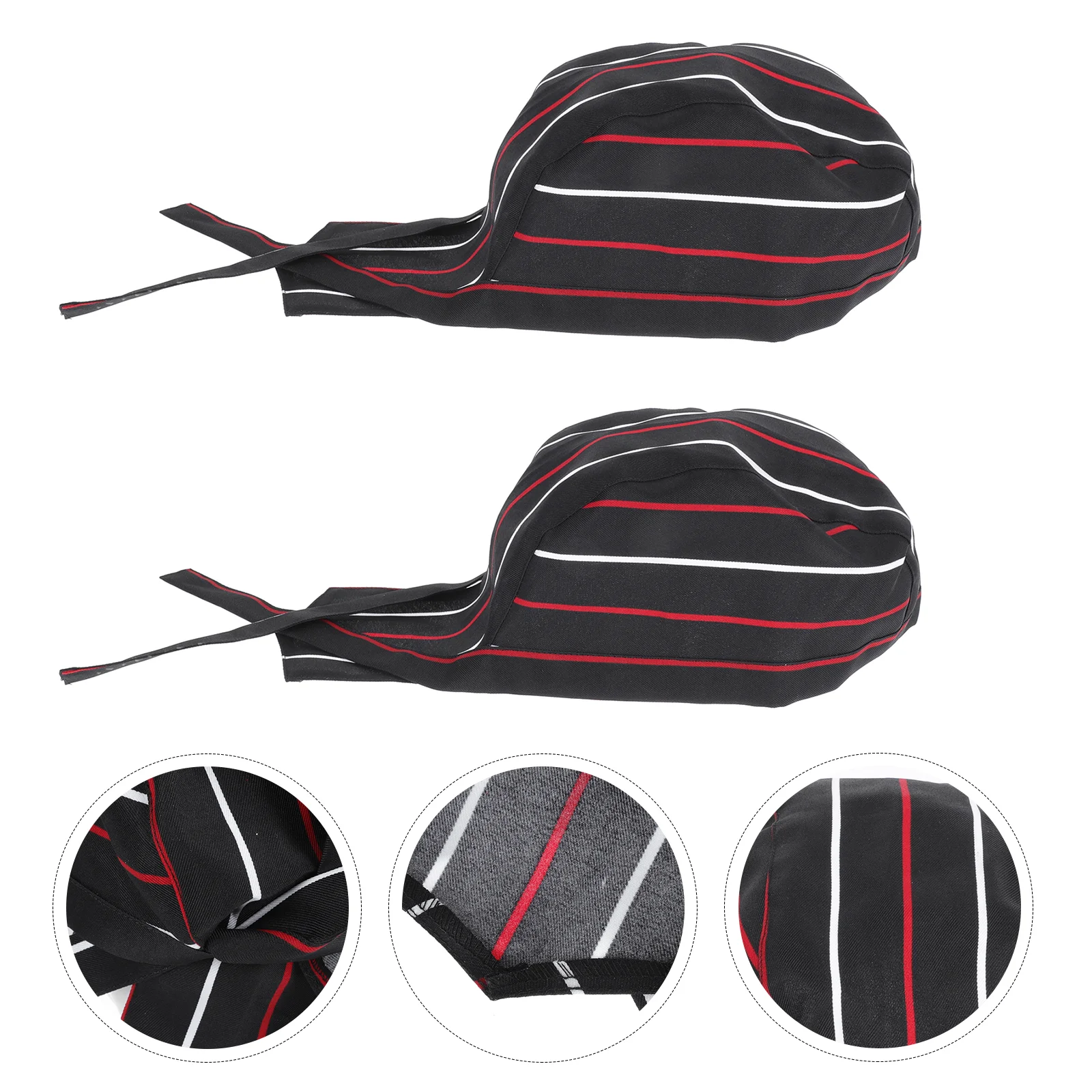 

2Pcs Chef Kitchen Hats Unisex Men Chef Waiter Uniform Caps Printed Hats
