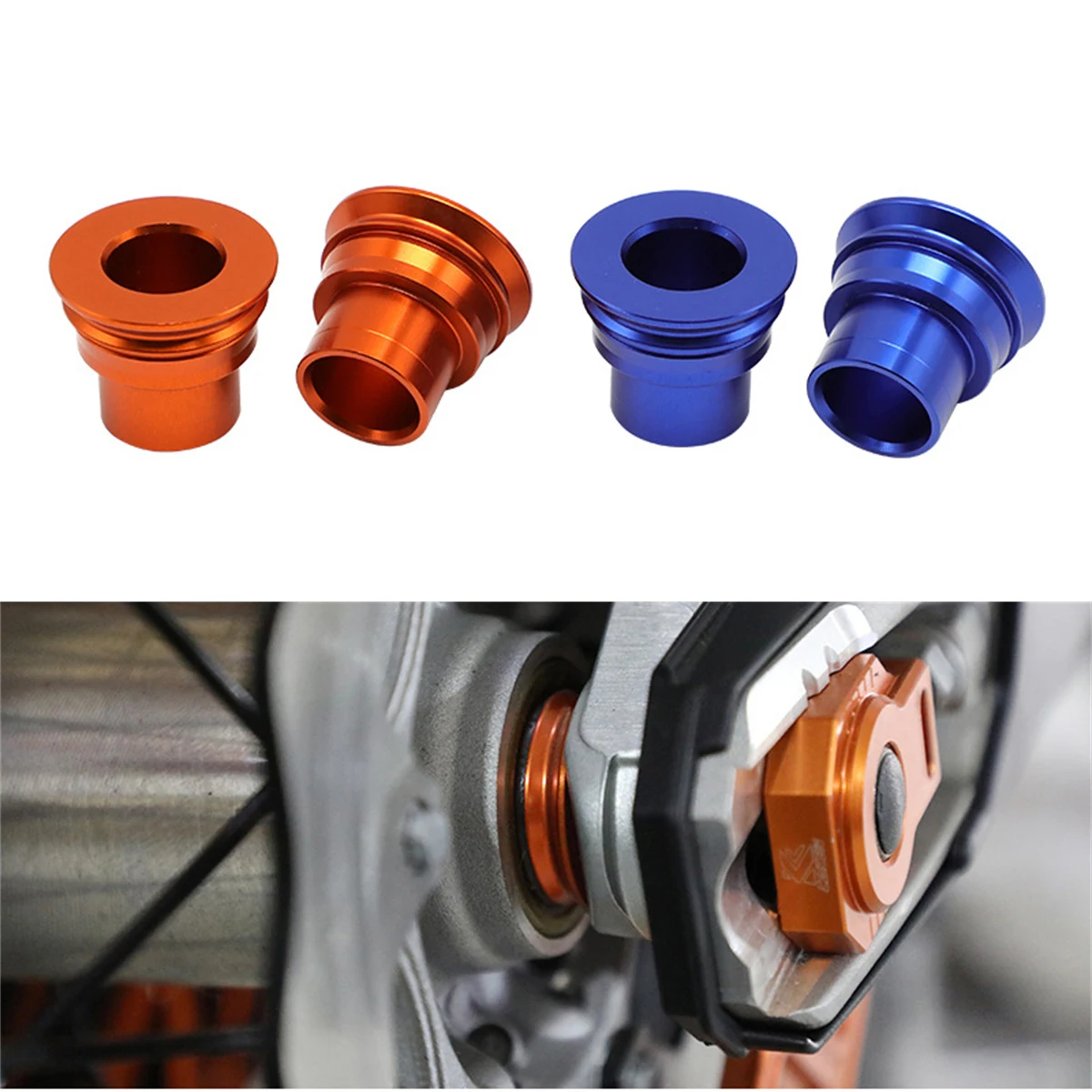 

Motorcycle CNC Rear Wheel Hub Spacer For KTM EXC TPI EXC-F XC-W XCF-W 125 200 250 300 350 400 450 500 525 530 2008-2021