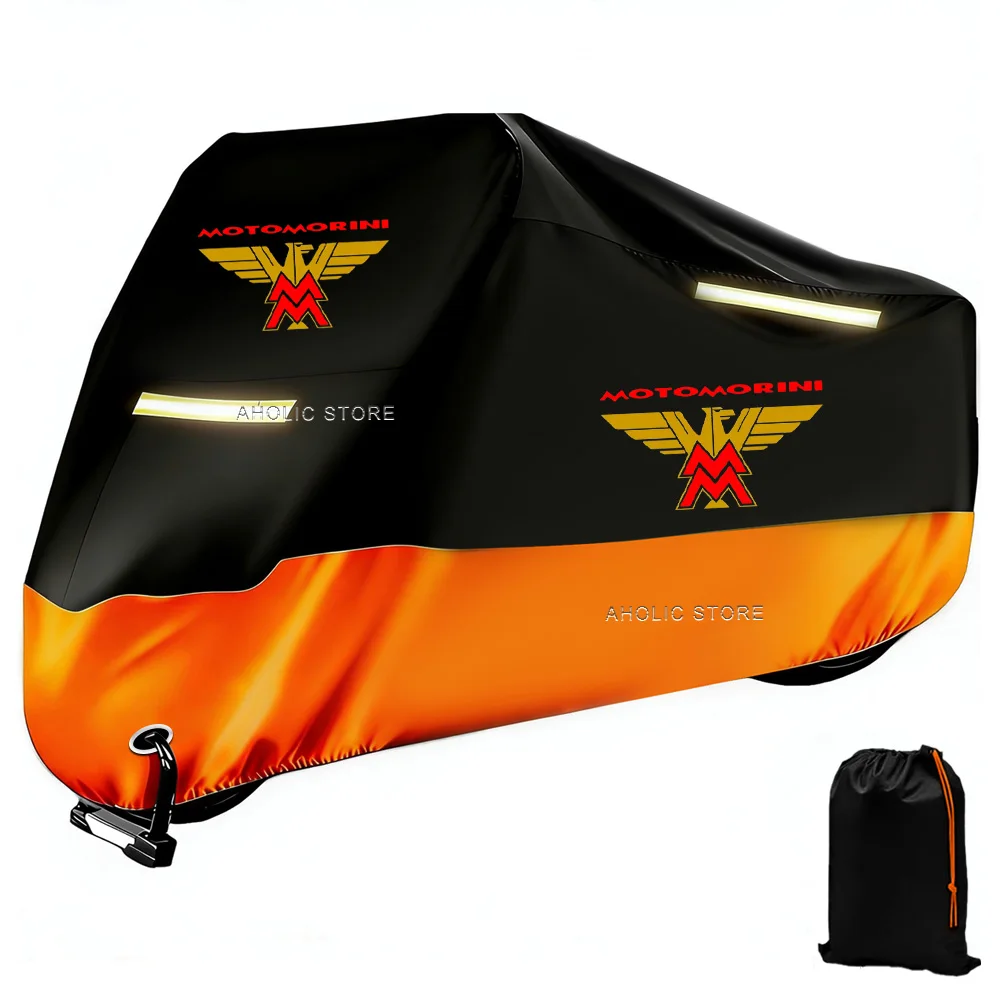 

Чехол для мотоцикла 210D Оксфорд, водонепроницаемый, для улицы, в помещении, пылезащитный, снегозащитный, защита от ультрафиолета или Moto Morini Calibro 650 700