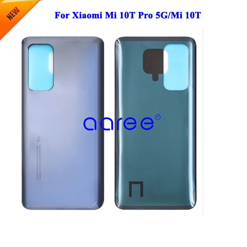 Крышка батарейного отсека для xiaomi Mi 10T Pro задняя крышка корпуса с клеем