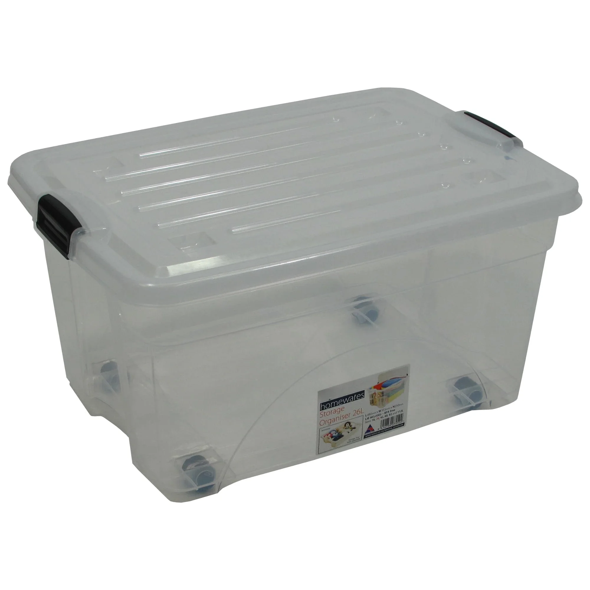 

Free Shipping 6.75 Gallon Rolling Bin Storage Organizer Organizer Box Storage Containers
