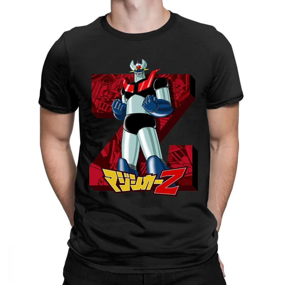Модная уличная одежда Mazinger z аниме фильм робот футболка с графическим принтом
