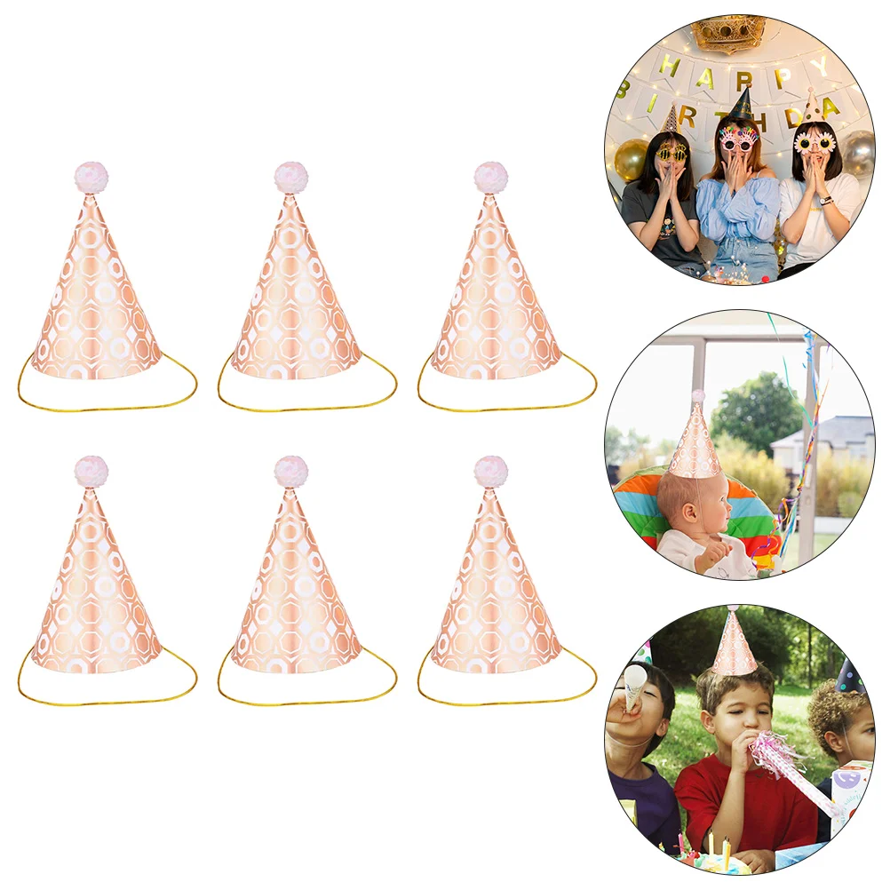 

Birthday Party Hats Headbnad Party Hat Props Sparkly Cone Hat Sequins Kids Birthday Cone Hat Child